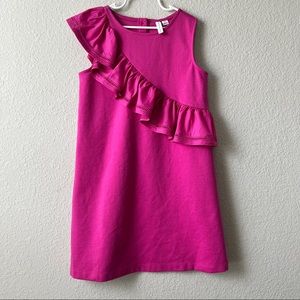 Janie and Jack Girls Pink Ruffle Tank Top Dress